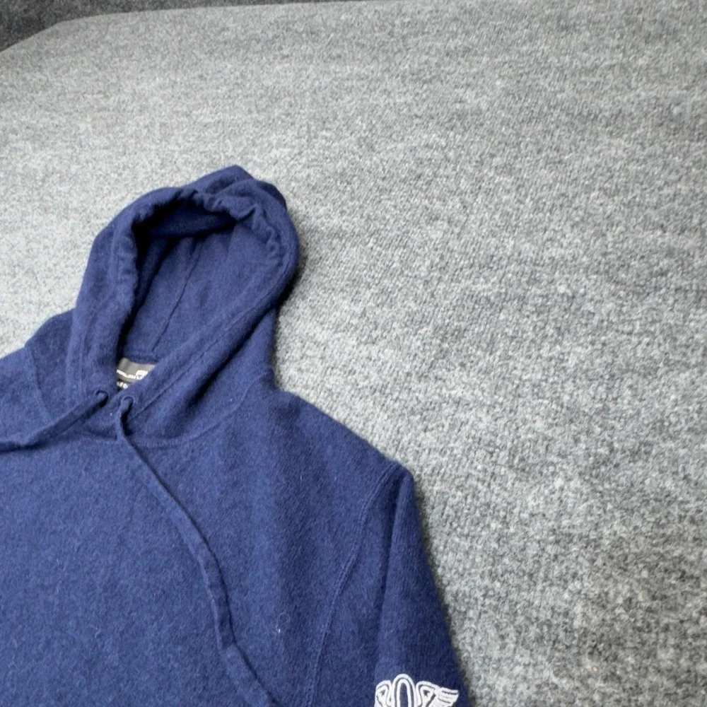 Polo Ralph Lauren Hoodie Mens Large Blue RLX Cashmere Olympic Club Pullover Golf